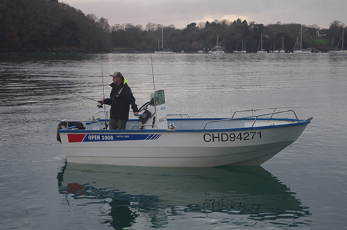 Bateau open 2000 pour sortie pêche à saint malo